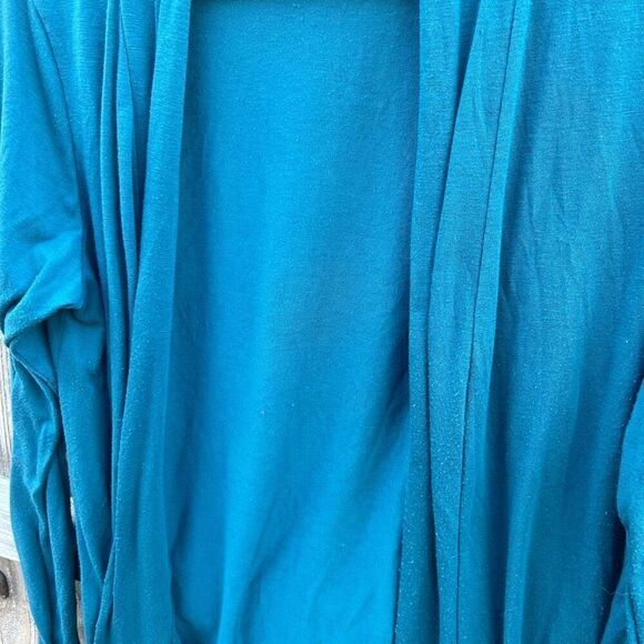 Rags & Couture shawl cardigan open top long sleeve size large - Picture 5 of 7